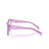 Prada PR 20ZV Eyeglasses 13R1O1 transparent amethyst - product thumbnail 3/4