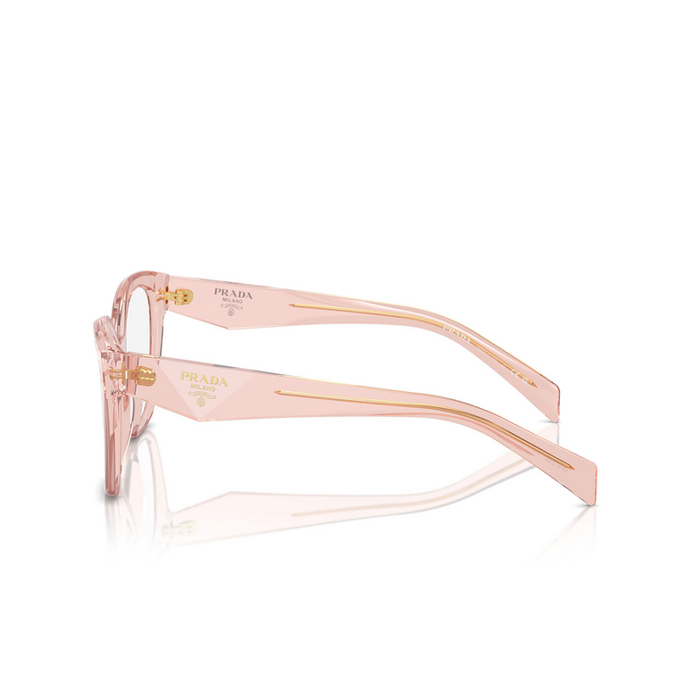 Prada PR 20ZV Eyeglasses 19Q1O1 transparent peach - 3/4