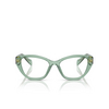 Prada PR 21ZV Eyeglasses 11R1O1 transparent sage - product thumbnail 1/4