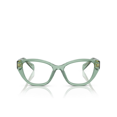 Prada PR 21ZV Eyeglasses 11R1O1 transparent sage - front view