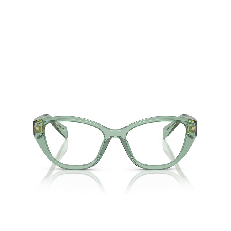 Prada PR 21ZV Eyeglasses 11R1O1 transparent sage - 1/4