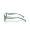 Prada PR 21ZV Eyeglasses 11R1O1 transparent sage - product thumbnail 3/4