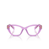 Prada PR 21ZV Eyeglasses 13R1O1 transparent amethyst - product thumbnail 1/4