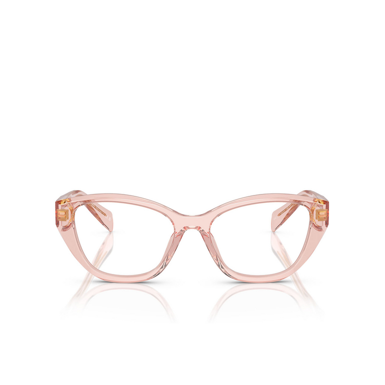 Prada PR 21ZV Eyeglasses 19Q1O1 transparent peach - 1/4