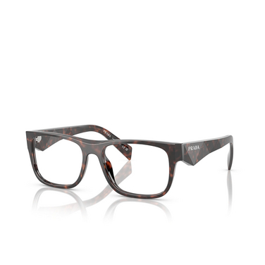 Gafas graduadas Prada PR 22ZV 17N1O1 root tortoise - Vista tres cuartos