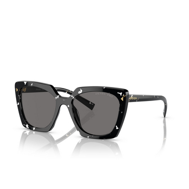 Prada PR 23ZS Sunglasses 15S5Z1 black crystal tortoise - three-quarters view