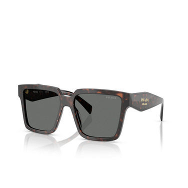 Prada PR 24ZS Sunglasses 17N40L root tortoise - three-quarters view