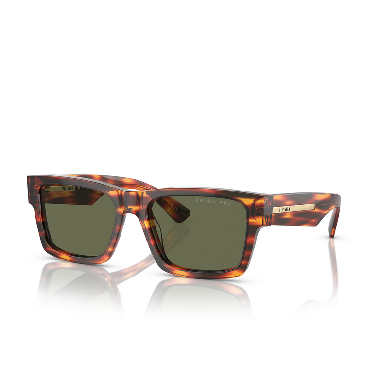 Prada PR 25ZS Sunglasses 16S03R striped briar tortoise - 2/4