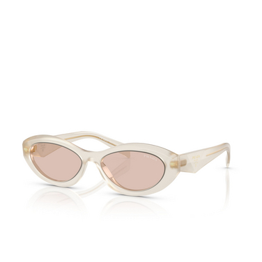 Prada PR 26ZS Sunglasses 12V4I2 opal milk - three-quarters view