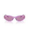 Occhiali da sole Prada PR 26ZS 13R07Q transparent amethyst - anteprima prodotto 1/4