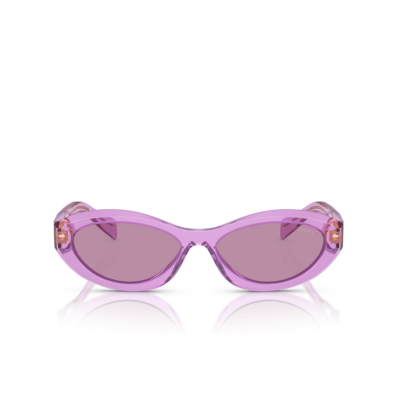 Occhiali da sole Prada PR 26ZS 13R07Q transparent amethyst - 1/4