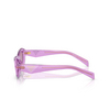 Lunettes de soleil Prada PR 26ZS 13R07Q transparent amethyst - Vignette du produit 3/4