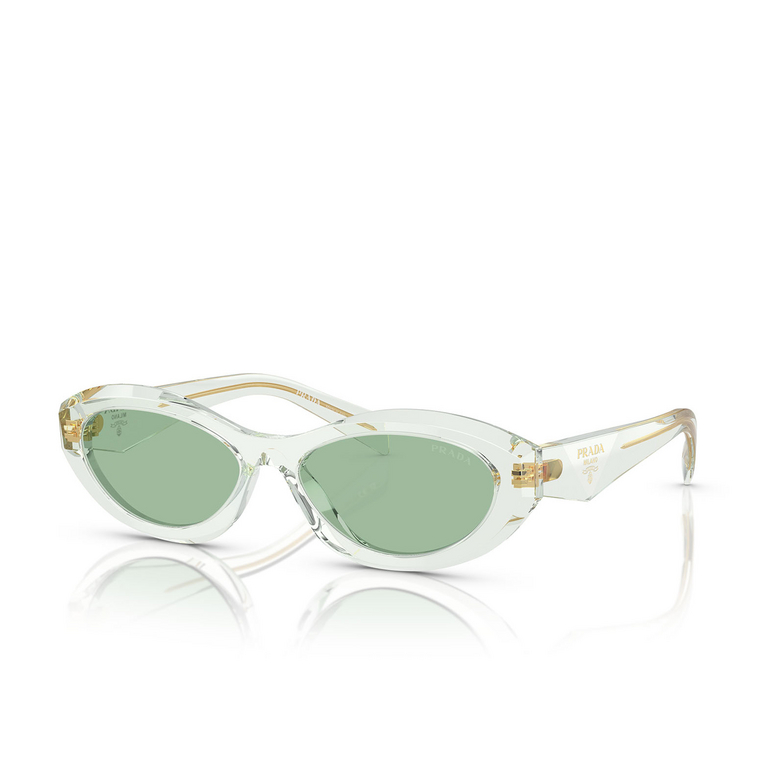 Prada PR 26ZS Sunglasses 14R20E transparent mint - 2/4