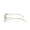 Occhiali da sole Prada PR 26ZS 14R20E transparent mint - anteprima prodotto 3/4