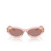 Gafas de sol Prada PR 26ZS 19Q10D transparent peach - Miniatura del producto 1/4