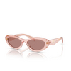 Gafas de sol Prada PR 26ZS 19Q10D transparent peach - Miniatura del producto 2/4
