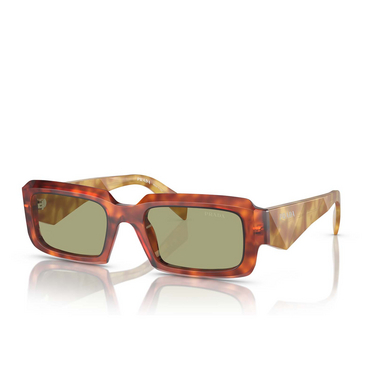 Prada PR 27ZS Sunglasses 11P60C cognac tortoise - three-quarters view