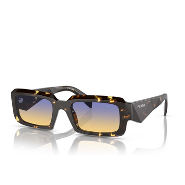 Prada PR 27ZS Sunglasses 16O50E black malt tortoise - three-quarters view