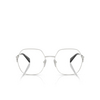 Prada PR 59ZV Eyeglasses 1BC1O1 silver - product thumbnail 1/4