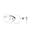 Prada PR 59ZV Eyeglasses 1BC1O1 silver - product thumbnail 2/4