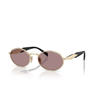 Prada PR 65ZS Sunglasses ZVN20I pale gold - three-quarters view