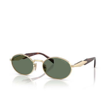 Prada PR 65ZS Sunglasses ZVN70L pale gold - three-quarters view