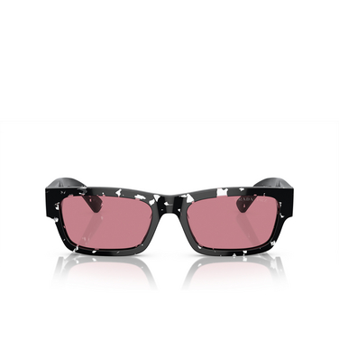 Prada PR A03S Sunglasses 15O70C havana black transparent - front view