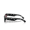 Prada PR A03S Sunglasses 15O70C havana black transparent - product thumbnail 3/4