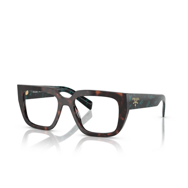 Lunettes de vue Prada PR A03V 18Z1O1 root tortoise - Vue trois quarts