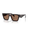 Occhiali da sole Prada PR A06S 17N06B root tortoise - anteprima prodotto 2/4