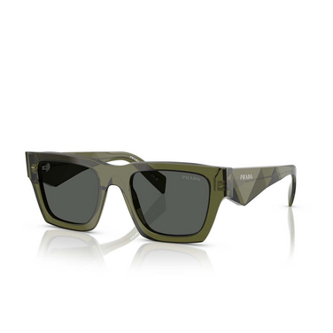 Lunettes de soleil Prada PR A06S 25A40L transparent military - Vue trois quarts