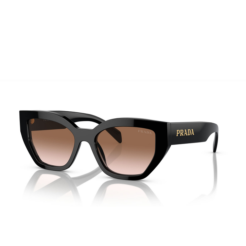 Prada PR A09S Sunglasses 1AB0A6 black - 2/4