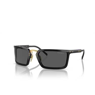 Prada PR A11S Sunglasses 1AB5S0 black - three-quarters view