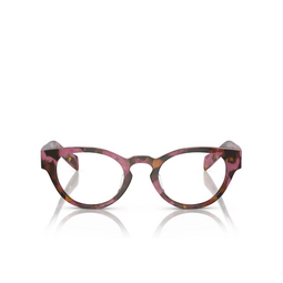 Prada PR A11VD Eyeglasses 18N1O1 cognac begonia tortoise