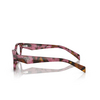 Occhiali da vista Prada PR A11VD 18N1O1 cognac begonia tortoise - anteprima prodotto 3/4