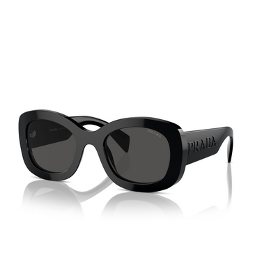 Prada PR A13S Sunglasses 1AB5S0 black - three-quarters view
