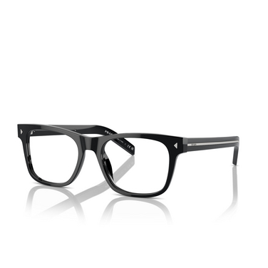 Prada PR A13V Eyeglasses 16K1O1 black - three-quarters view