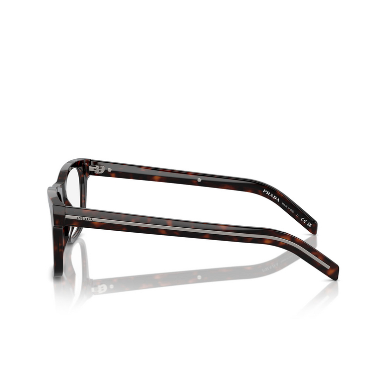 Lunettes de vue Prada PR A13V 17N1O1 radica tortoise - 3/4