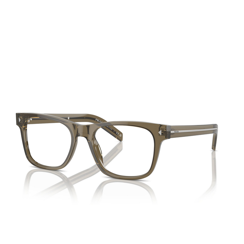 Prada PR A13V Eyeglasses 18T1O1 transparent earth - 2/4