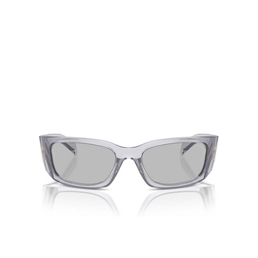 Prada PR A14S Sunglasses 12R30B transparent grey - front view