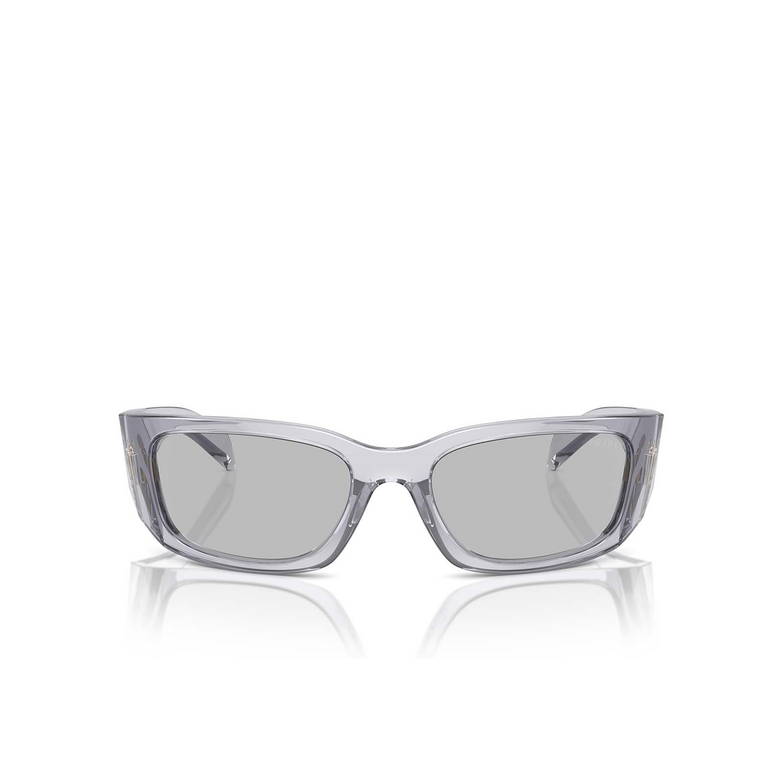 Prada PR A14S Sunglasses 12R30B transparent grey - 1/4