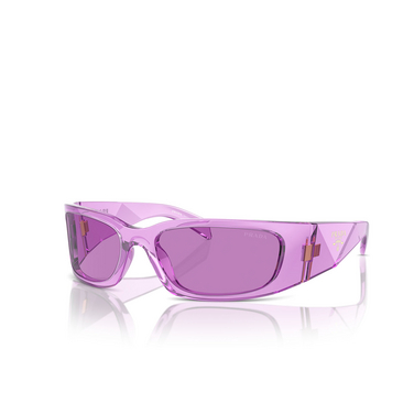 Prada PR A14S Sunglasses 13R30G transparent ametyst - three-quarters view