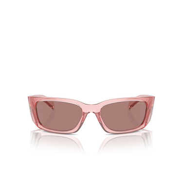 Gafas de sol Prada PR A14S 19Q10D transparent peach - Vista delantera