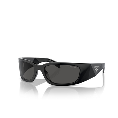 Prada PR A14S Sunglasses 1AB5S0 black - three-quarters view