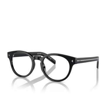 Prada PR A14V Eyeglasses 16K1O1 black - three-quarters view
