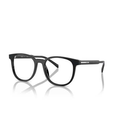 Prada PR A15V Eyeglasses 16K1O1 black - three-quarters view