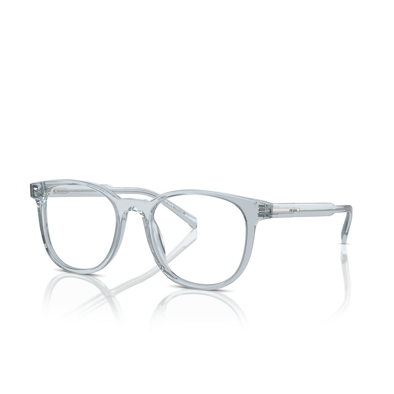 Prada PR A15V Eyeglasses 19T1O1 transparent azure - 2/4