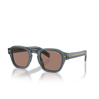 Prada PR A16S Sunglasses 17T05D transparent ocean - three-quarters view