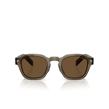 Gafas de sol Prada PR A16S 18T70F transparent terra - Vista delantera