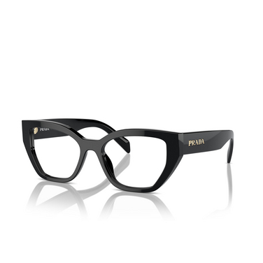 Prada PR A16V Korrektionsbrillen 16K1O1 black - Dreiviertelansicht
